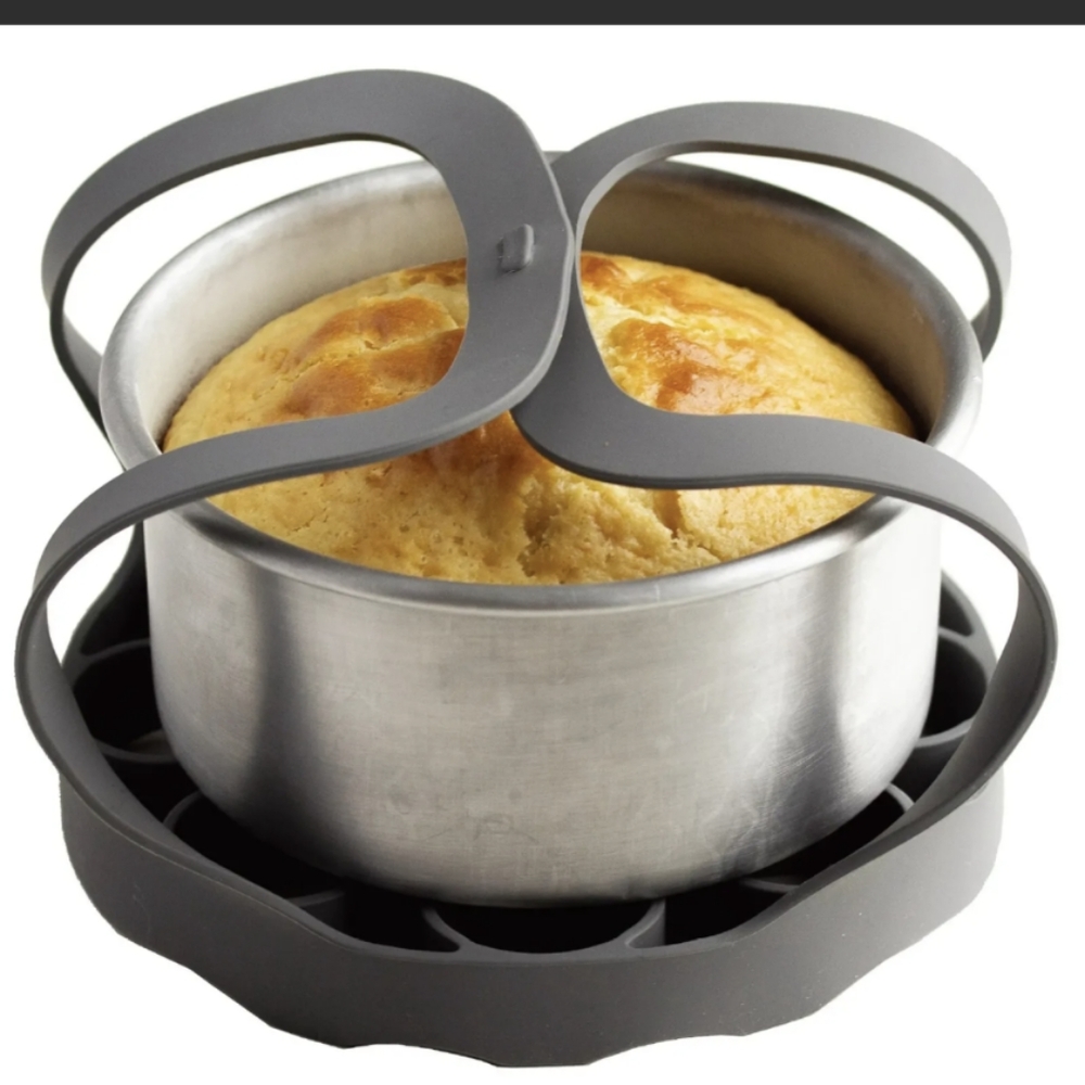 💥NEW💥 Mainstays Silicone 2 in 1 EGG STEAMER /BAKE WARE SLING RACK